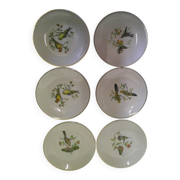 6 assiettes à dessert Lunéville