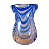 70s crystal vase