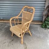 Rattan armchair