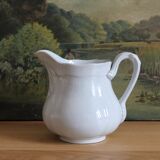 Iron clay pitcher, "China" model, Sarreguemines, 19th century