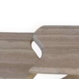Travertine table