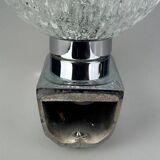 60s 70s wall lamp ball lamp metal chrome & glass space age design