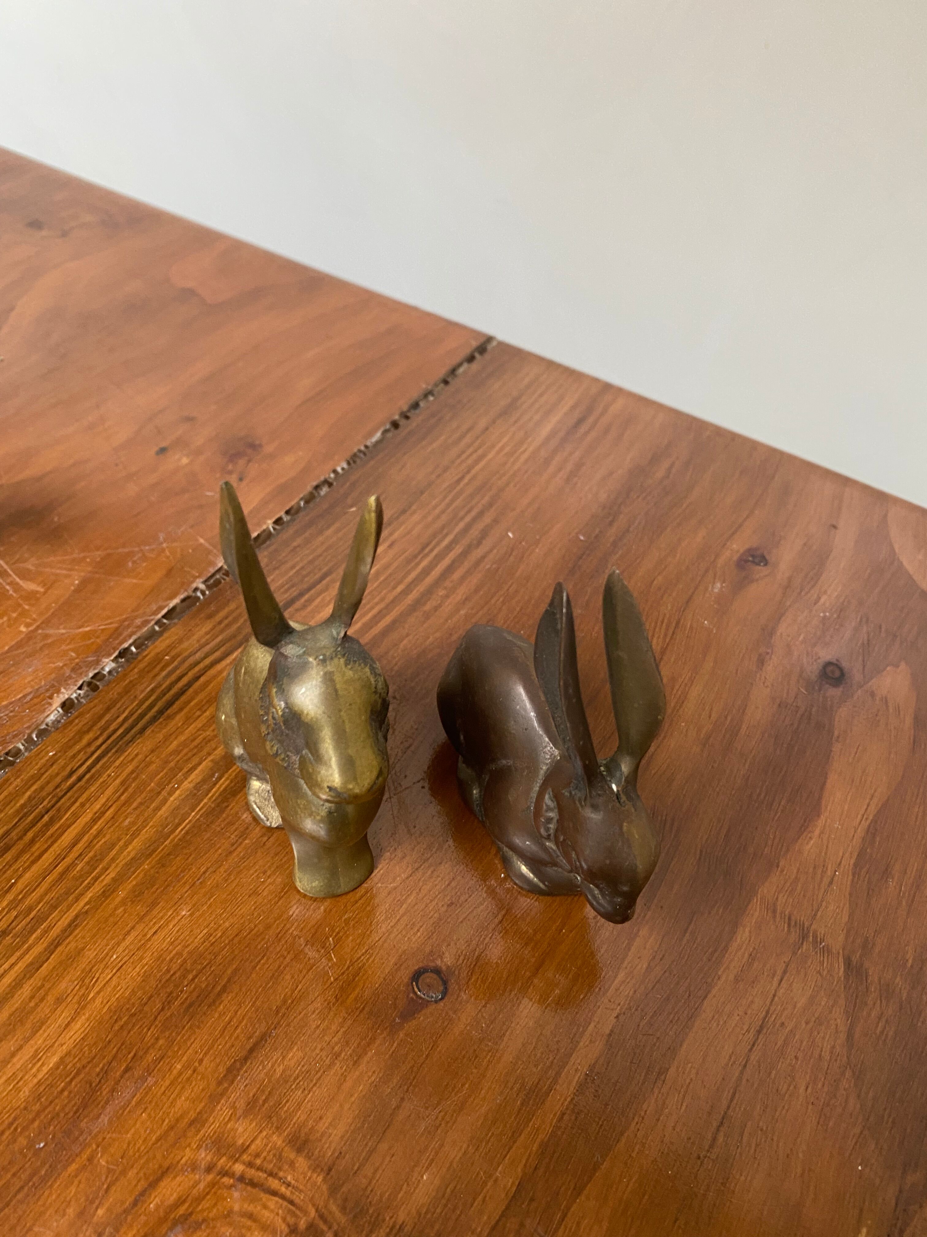 Brass rabbits