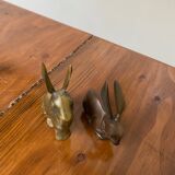 Brass rabbits