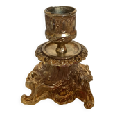 Bougeoir baroque en laiton