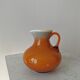 Vase vintage : verre Prokuplje fait à la main, Yougoslavie