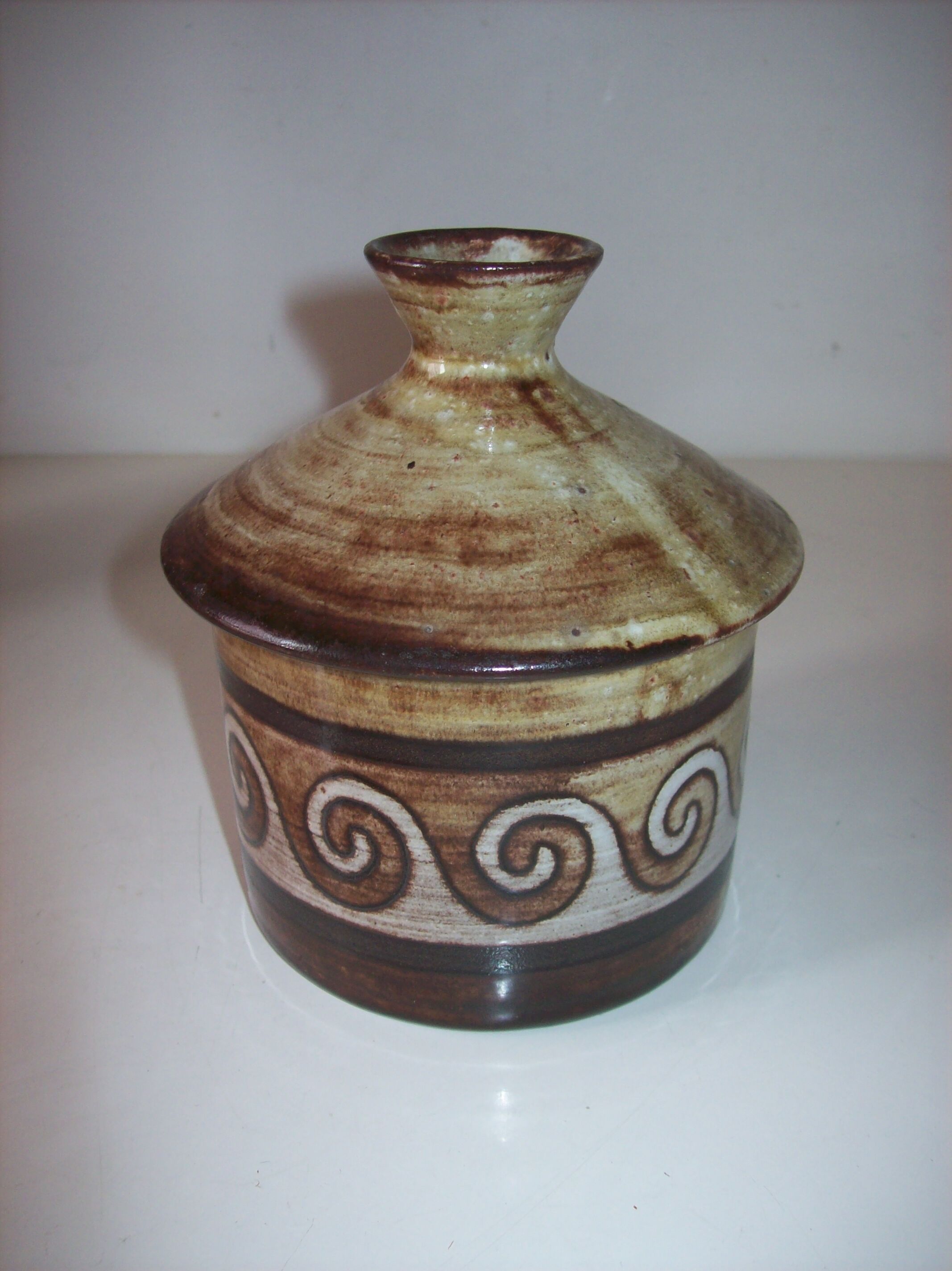 Sugar pot signed Jean-claude Malarmey