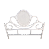 Rattan and caning headboard