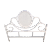 Rattan and caning headboard