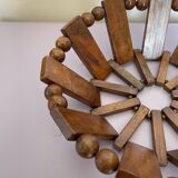Teak fruit basket