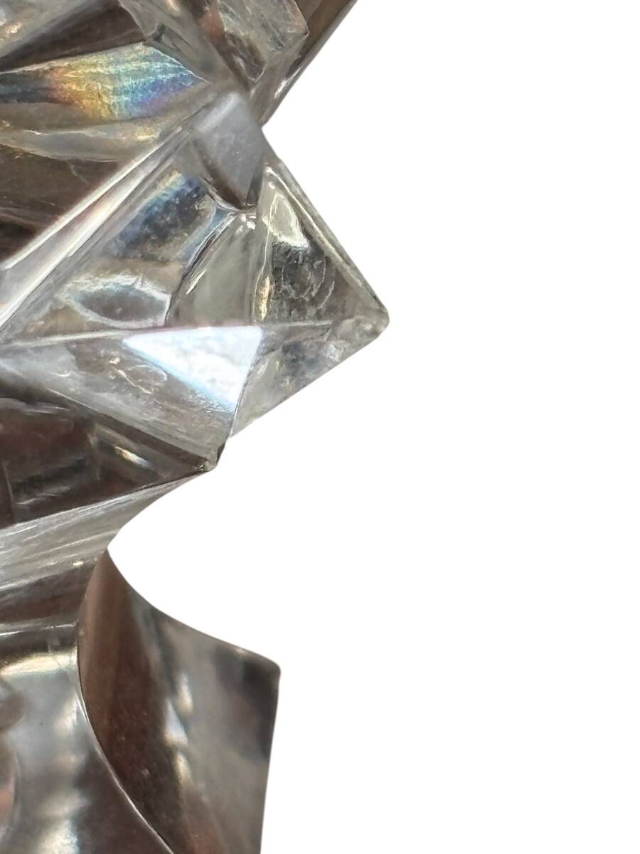 Ensemble de deux grands verres Saint Louis "Excellence", 24,9 cm de hauteur.