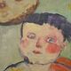 PETROVITCH (20th century) "The two children" Oil on canvas