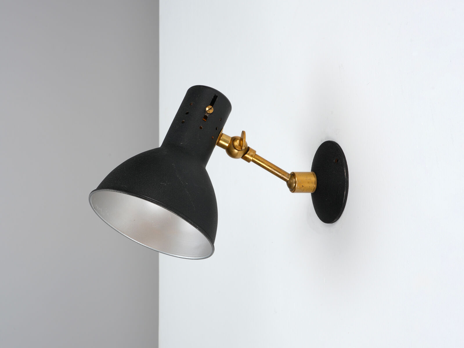 Applied around 1950 in brass