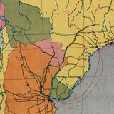School map n°16 and 16 bis - Political South America