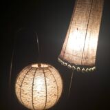 Lampadaire à deux lumières vintage années 50/60