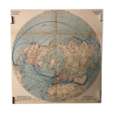 Map of the world map old communication in the northern hemisphere