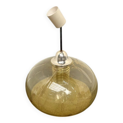 Suspension en pâte de verre soufflé, années 70