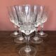 6 Cristal d'Arques Empire pattern wine glasses