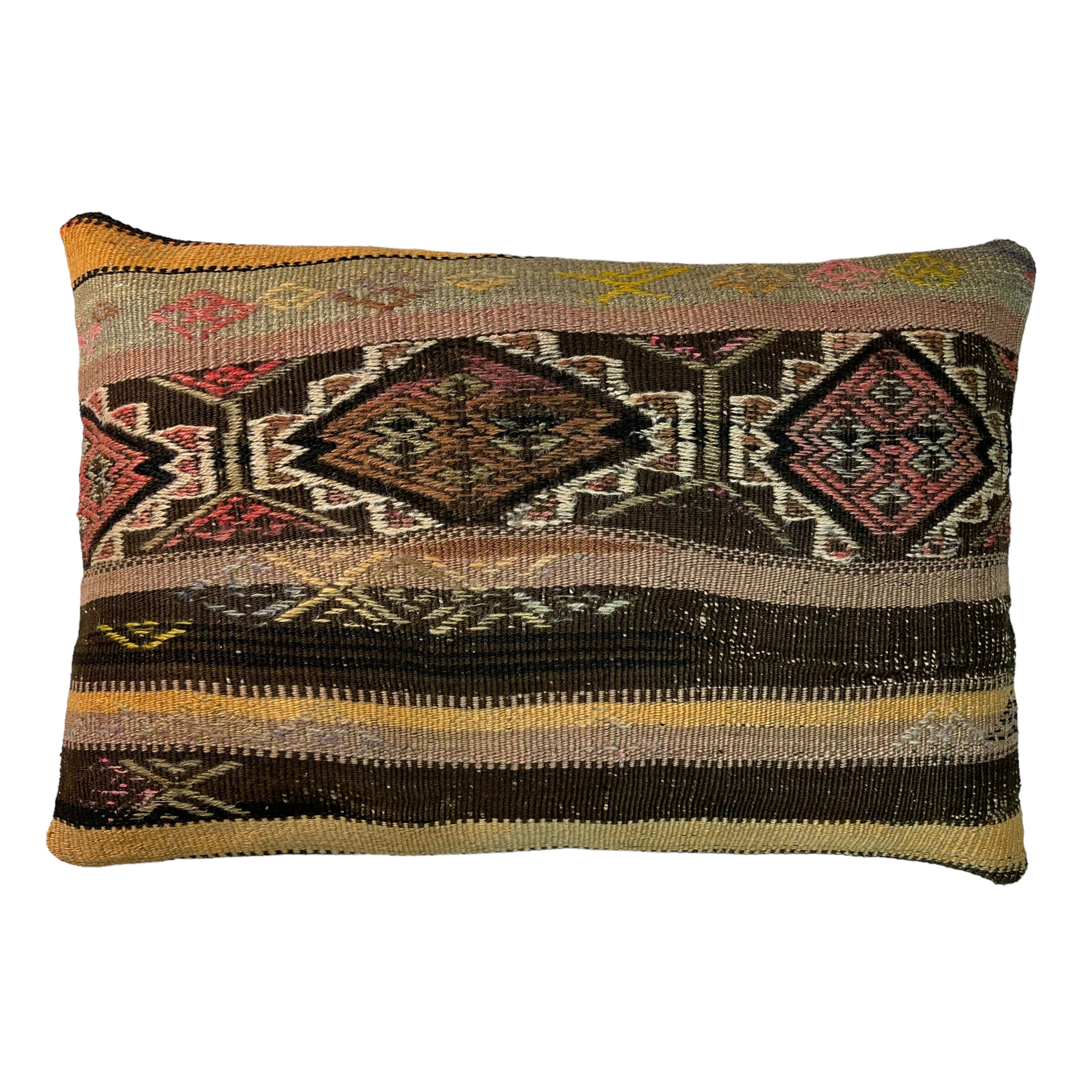 Vintage turkish handmade kilim cushion cover