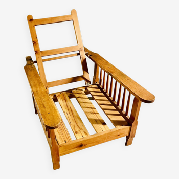 40s/50s deckchair liner armchair