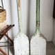 Ancien lot de trois rames en bois vintage