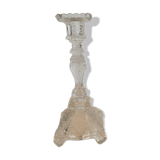 Large glass candlestick
