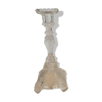 Large glass candlestick