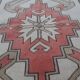 Vintage handmade Turkish rug 116x122 cm