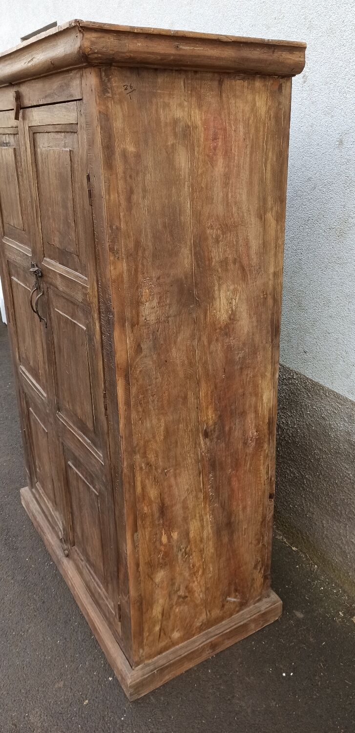 Old wooden wardrobe