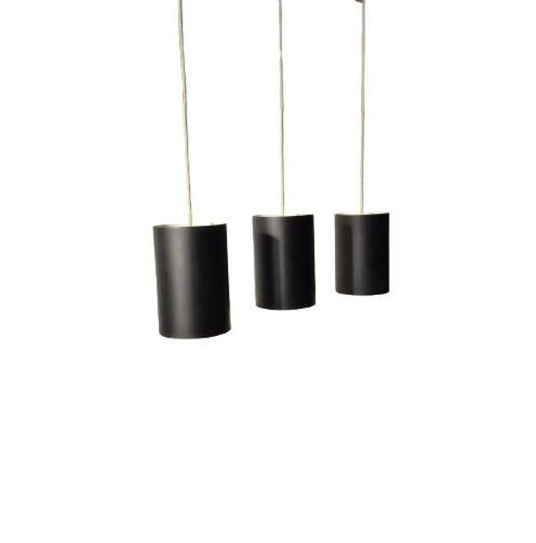 6  Suspensions ''tuyau'' 1960 en acier laquées, Louis Poulsen