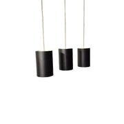6 Louis Poulsen "pipe" pendant lights, 1960s, lacquered steel