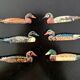 6 duck-shaped knife holders in lacquered wood