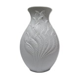 Porcelain vase biscuit Manfred Frey for AK Kaiser vegetable decoration