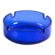 Vintage blue glass ashtray