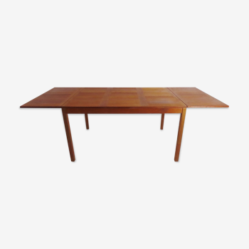 Vintage Large Danish Teak Extending Dining Table By Vejle Stole