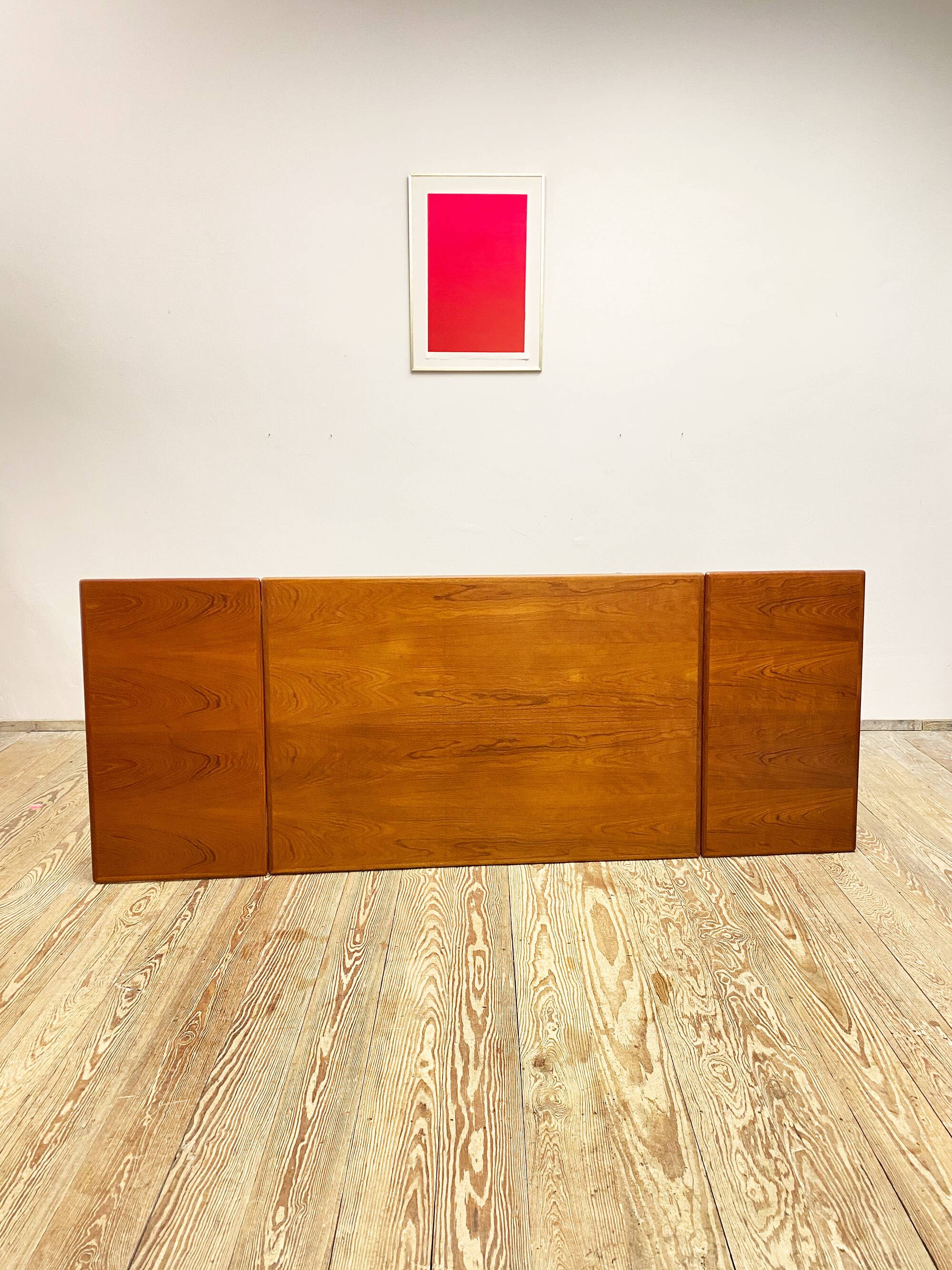 Extendable mid century teak dining table by scovby, denmark, 1950s