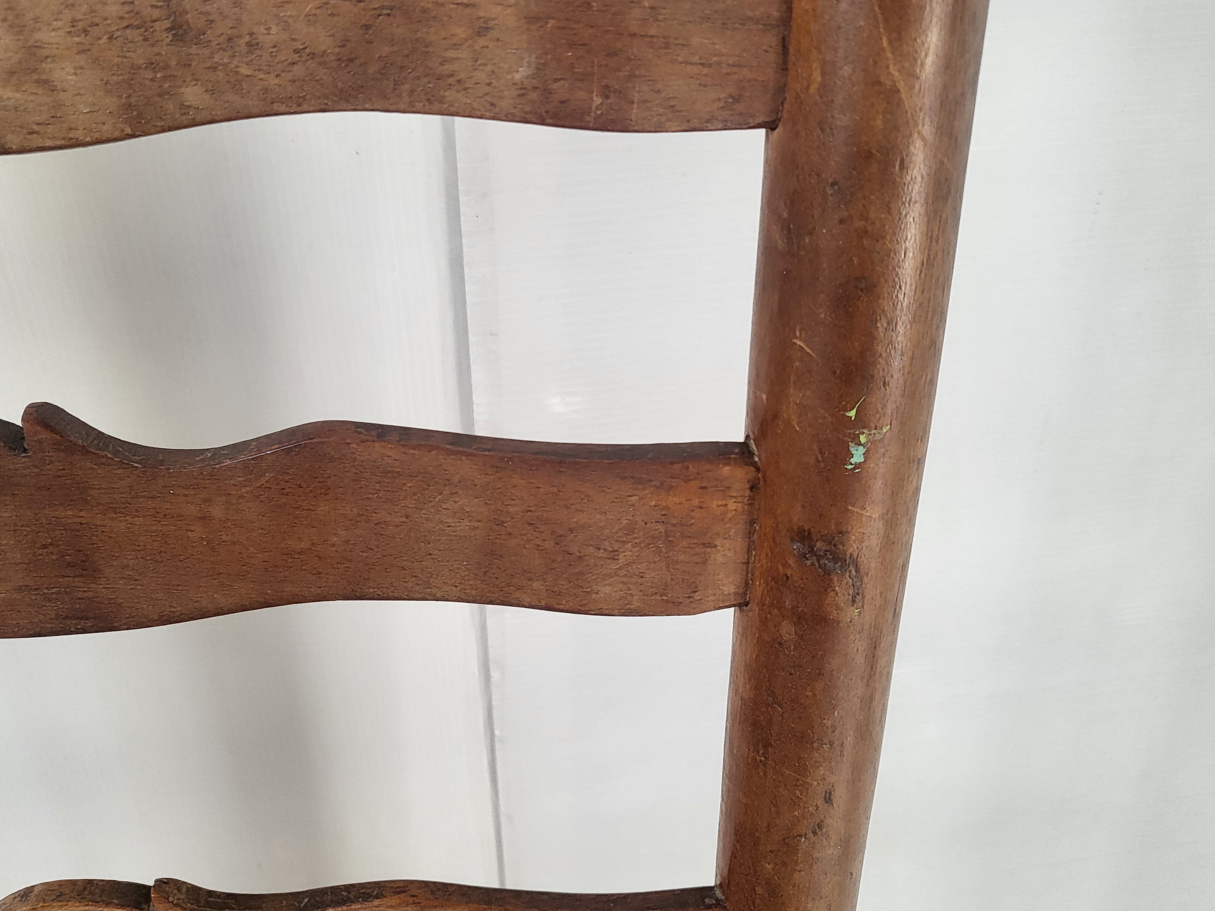 Pair of straw armchairs early twentieth vintage