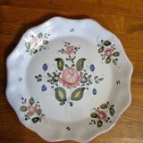 Large round earthenware plate Jodra de Martres Tolosane