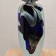 Murano type blue glass vase