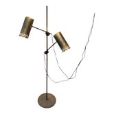 Brutalist Copper Floor Lamp by Holm Sørensen, Denmark 1960s