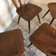 Lot of 20 brasserie-style bistro chairs 1960's