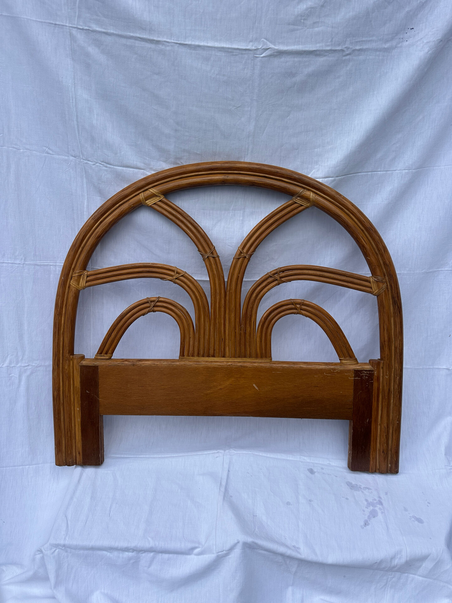 Rattan headboard