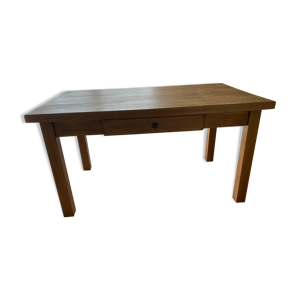 table de ferme en chêne