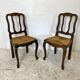 Paire de chaises paillées 1900