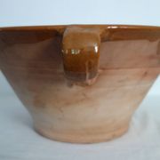 Glazed terracotta terracotta bowl, diameter 38cm