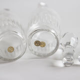 Set of baccarat oil and winery