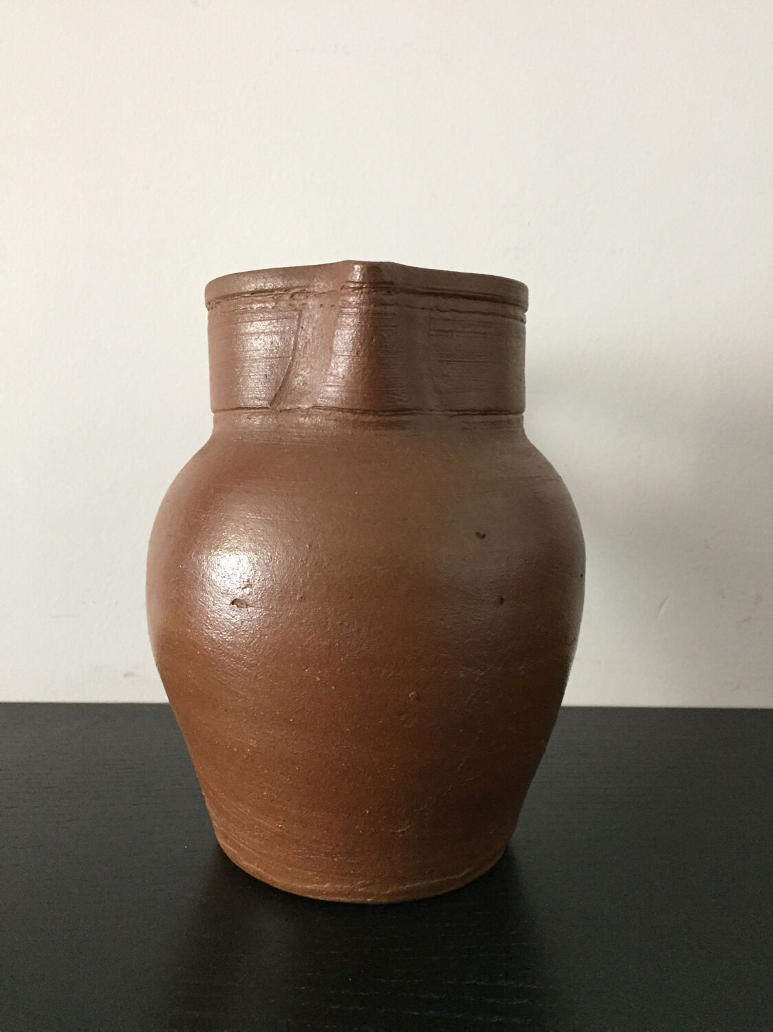 Handmade pottery jug pot