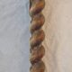 Fronton de porte en bois sculpture vintage wall art antique