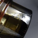 Set of 6 smoked glasses of the brand vereco - around 1970