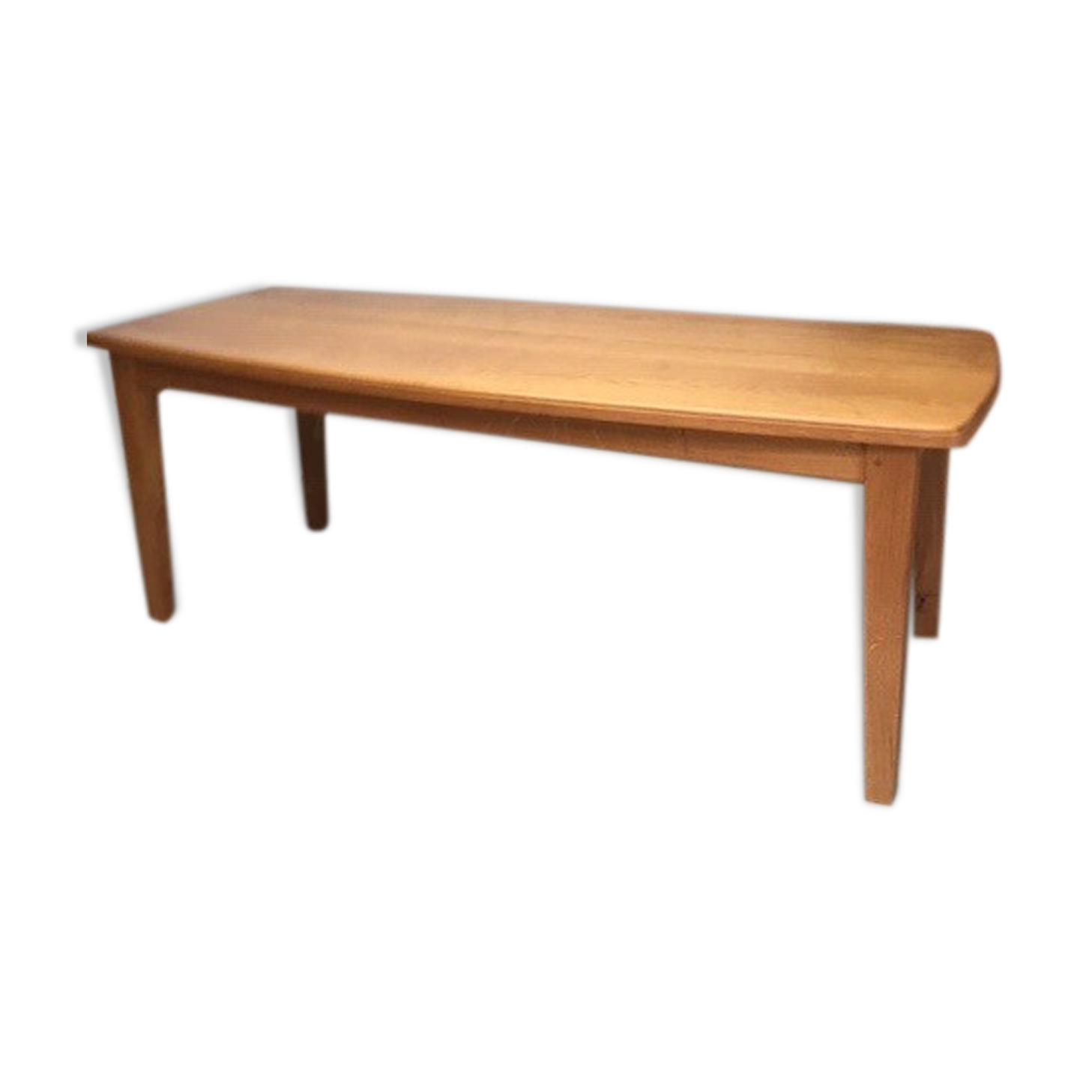 Table to eat solid blond oak oblong shape